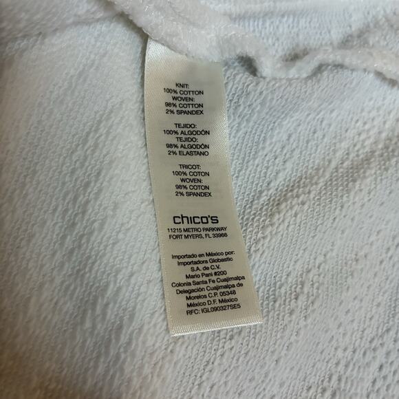 Weekender By Chicos Jacket NWT 2 (L) Full Zip Luxe Featherlight Favorite Pockets - Picture 5 of 7